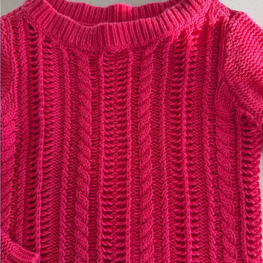 Like New BabyGap Toddler Girl Pink Knit Sweater